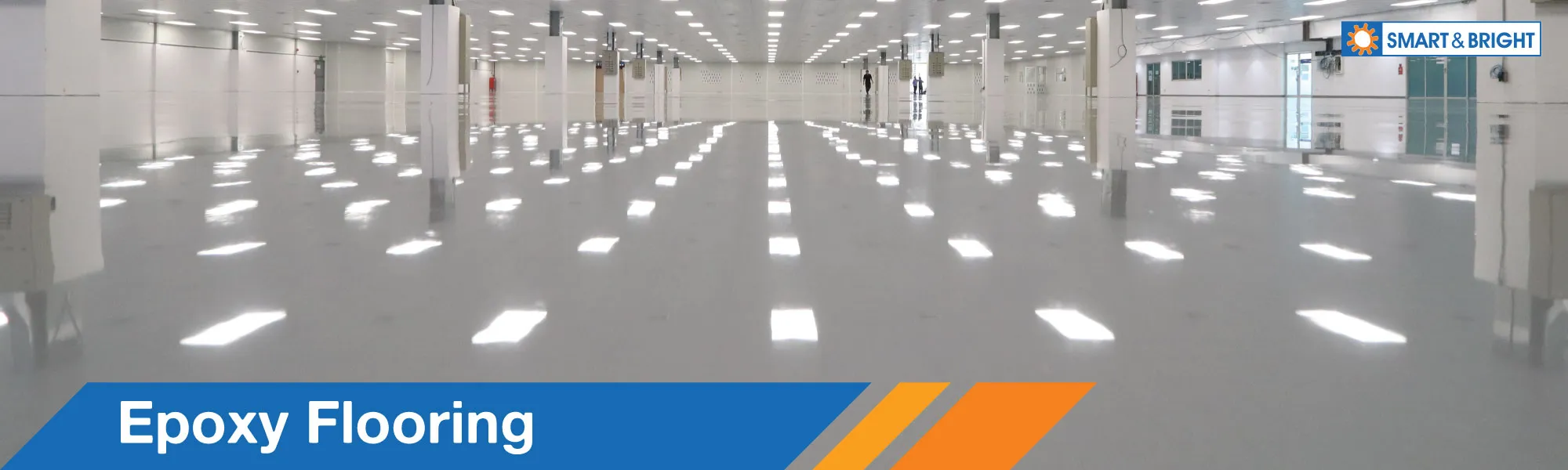 SMART & BRIGHT | บริการรับทำพื้น Epoxy (Epoxy Floor)​ เคลือบพื้น โรงงานอุตสาหกรรม พื้นคลังสินค้า พื้นโรงพยาบาล ​​