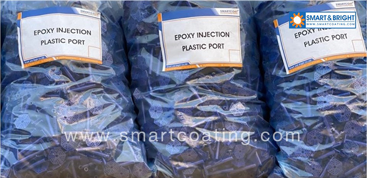 หัวจ่ายน้ำยาอีพ็อกซี่อินเจ็คชั่น (Epoxy Injection Plastic Port)